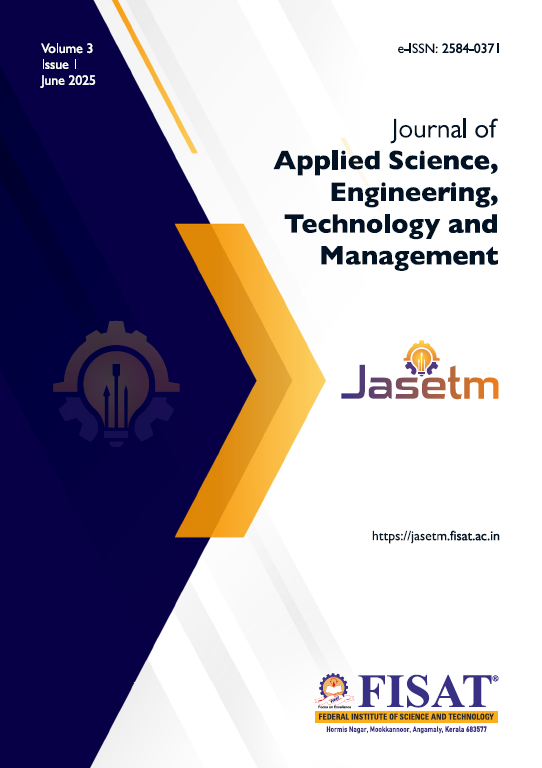 					View Vol. 3 No. 1 (2025): Journal of Applied Science, Engineering, Technology and Management
				